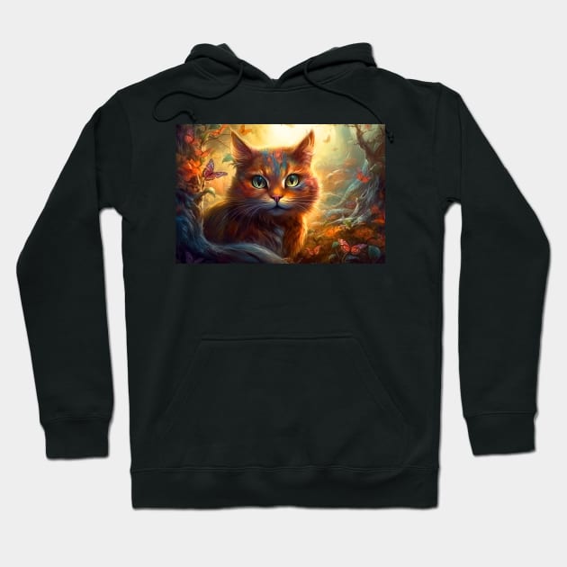 Enchanting cat Hoodie by SusannesArtShop